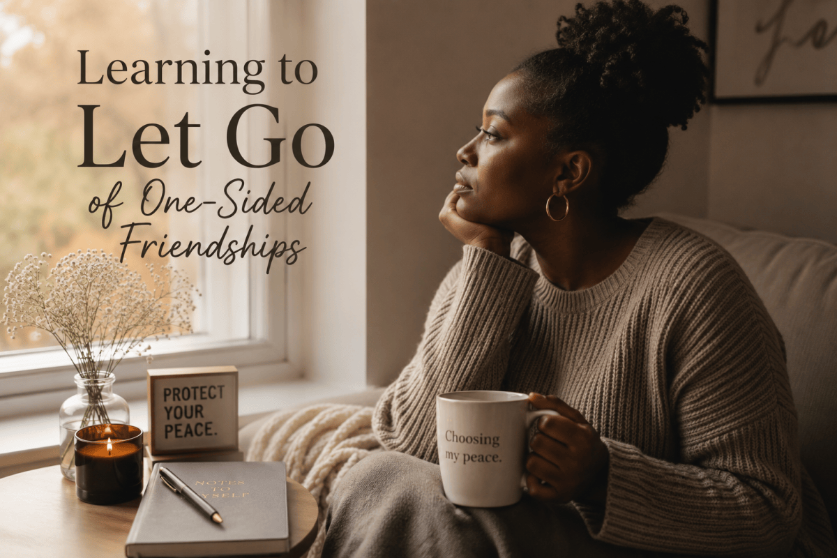 Learning to Let Go of one-sided friendships.